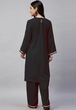Load image into Gallery viewer, Green Velvet Kurta Set With Palazzo
