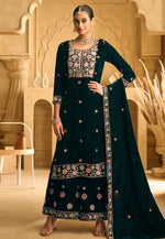 Load image into Gallery viewer, Green Velvet Pakistani Suit
