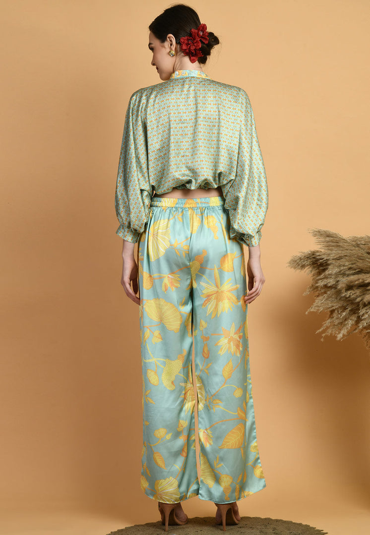 Green Viscose Co-Ords Set