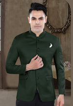 Load image into Gallery viewer, Green Viscose Jodhpuri Suit

