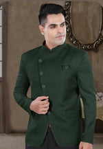 Load image into Gallery viewer, Green Viscose Jodhpuri Suit
