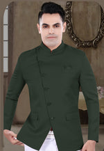 Load image into Gallery viewer, Green Viscose Jodhpuri Suit
