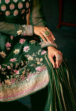 Load image into Gallery viewer, Green Viscose Palazzo Suit
