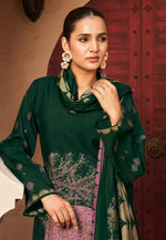 Load image into Gallery viewer, Green Viscose Straight Suit

