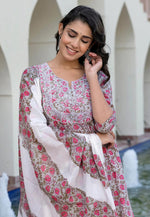 Load image into Gallery viewer, Grey Cotton Readymade Pant Style Suit
