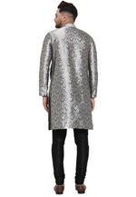 Load image into Gallery viewer, Grey Jacquard Kurta Pajama
