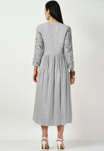 Load image into Gallery viewer, Grey Rayon Gown

