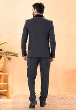 Load image into Gallery viewer, Grey Rayon Tuxedos Suit
