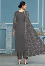 Load image into Gallery viewer, Grey Viscose Pakistani Suit
