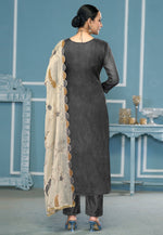 Load image into Gallery viewer, Grey Viscose Pant Style Suit

