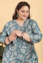 Load image into Gallery viewer, Grey Viscose Readymade Pant Style Suit
