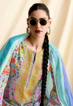 Load image into Gallery viewer, Lavender Cotton Pakistani Suit
