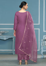 Load image into Gallery viewer, Lavender Cotton Pakistani Suit
