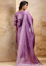 Load image into Gallery viewer, Lavender Cotton Readymade Pant Style Suit
