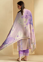 Load image into Gallery viewer, Lavender Cotton Straight Suit
