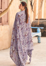 Load image into Gallery viewer, Lavender Cotton Straight Suit
