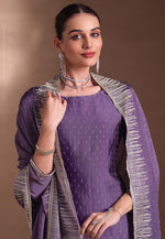 Load image into Gallery viewer, Lavender Georgette Pakistani Suit
