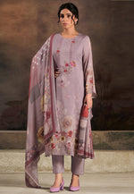 Load image into Gallery viewer, Lavender Muslin Pakistani Suit
