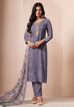 Load image into Gallery viewer, Lavender Organza Pakistani Suit
