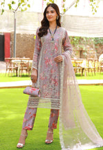 Load image into Gallery viewer, Lavender Organza Pant Style Suit

