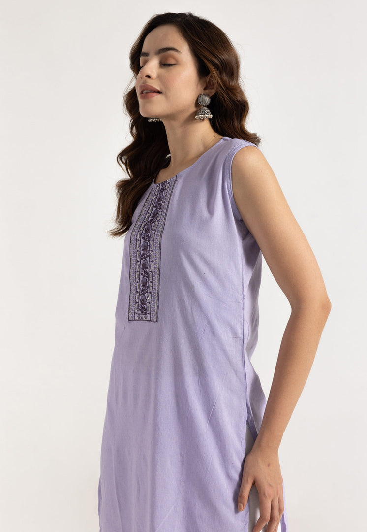 Lavender Rayon Tunic