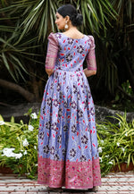 Load image into Gallery viewer, Lavender Silk Printed Gown
