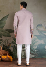 Load image into Gallery viewer, Lavender Viscose Kurta Pajama With Stole
