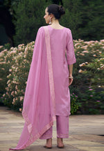 Load image into Gallery viewer, Lavender Viscose Rayon Readymade Pakistani Suit
