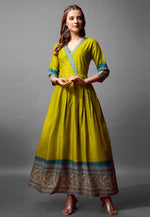 Load image into Gallery viewer, Light Green Cotton Gown
