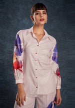 Load image into Gallery viewer, Light Pink Linen Printed Co-Ords Set
