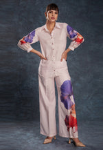 Load image into Gallery viewer, Light Pink Linen Printed Co-Ords Set
