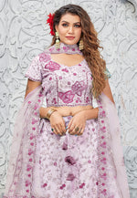 Load image into Gallery viewer, Light Pink Silk A Line Lehenga Choli
