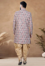 Load image into Gallery viewer, Light Purple Cotton Indo Western Suit
