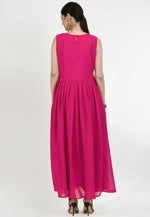 Load image into Gallery viewer, Magenta Georgette Gown

