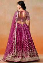 Load image into Gallery viewer, Magenta Georgette Lehenga Choli

