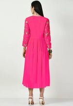 Load image into Gallery viewer, Magenta Rayon Gown
