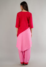 Load image into Gallery viewer, Magenta Rayon Readymade Patiala Suit
