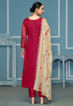 Load image into Gallery viewer, Magenta Viscose Pakistani Suit
