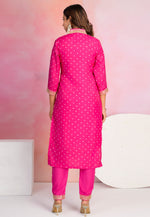 Load image into Gallery viewer, Magenta Viscose Readymade Pant Style Suit
