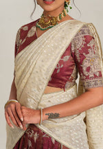 Load image into Gallery viewer, Maroon Crepe Readymade Lehenga Choli
