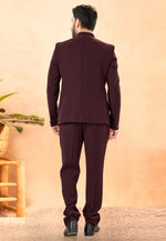 Load image into Gallery viewer, Maroon Rayon Jodhpuri Suit
