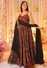 Load image into Gallery viewer, Maroon Rayon Readymade Anarkali Suit
