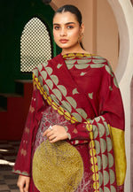 Load image into Gallery viewer, Maroon Viscose Pakistani Suit
