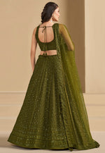Load image into Gallery viewer, Mehndi Georgette Lehenga Choli
