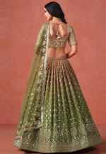 Load image into Gallery viewer, Mehndi Georgette Lehenga Choli
