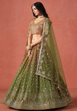 Load image into Gallery viewer, Mehndi Georgette Lehenga Choli

