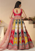 Load image into Gallery viewer, Multicolor Silk Lehenga Choli For Wedding
