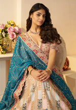 Load image into Gallery viewer, Multicolor Silk Wedding Lehenga Choli
