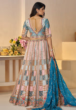 Load image into Gallery viewer, Multicolor Silk Wedding Lehenga Choli
