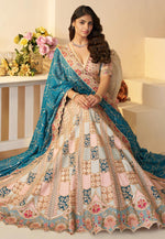 Load image into Gallery viewer, Multicolor Silk Wedding Lehenga Choli
